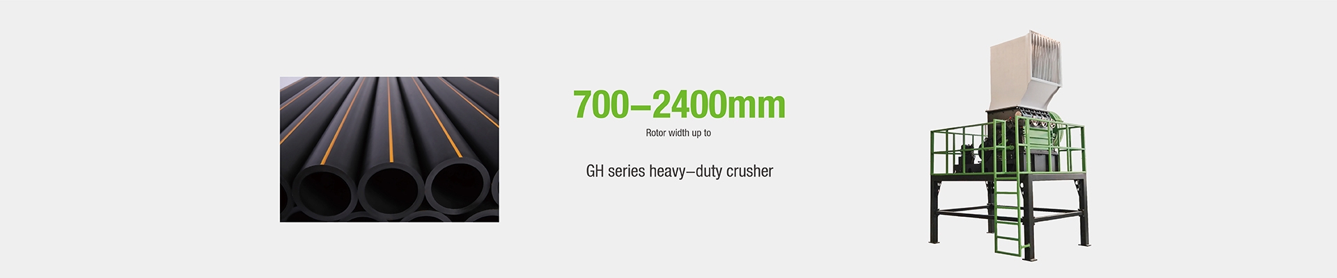 GH Heavy-Duty Plastic Crushers Grinding Machine